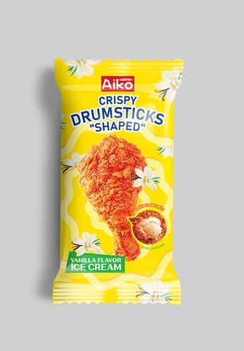 Aiko Crispy Vanila Drumsticks